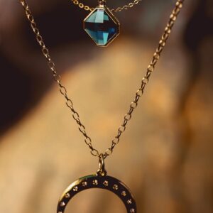 traditional 22k gold plated choker set
